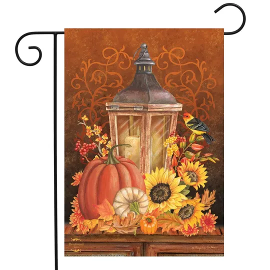 Discover Briarwood Lane Fall Lantern Garden Flag