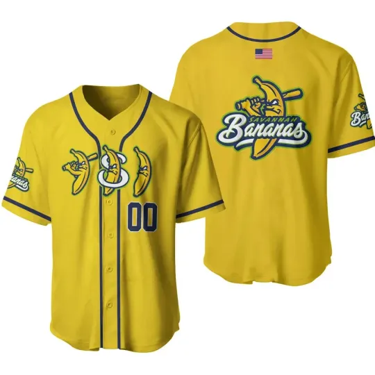 Discover Custom Savanah Bananas Baseball Jersey