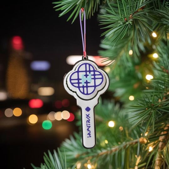 Discover K-Pop Demon Hunters Light Stick Inspired Acrylic Ornament, Kpop Demon Hunters Ornament, Huntrix Merch, Kpop Demon Ornament, Huntrix Ornament