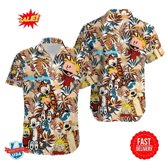 Discover Calvin And Hobbes Summer Hawaiian Shirt