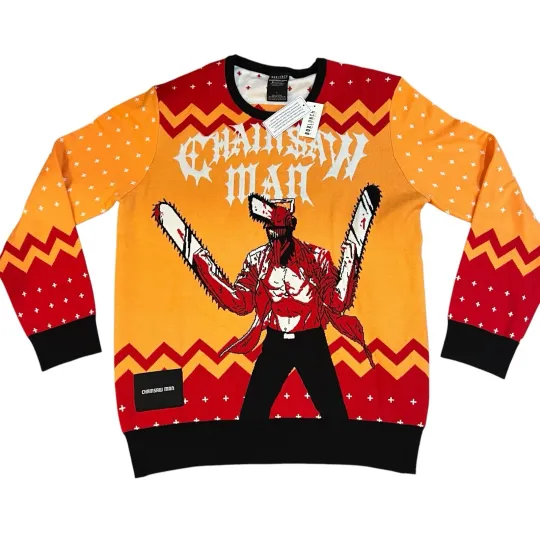 Discover Chainsaw Ugly Christmas Sweater Size Medium Boxlunch Exclusive