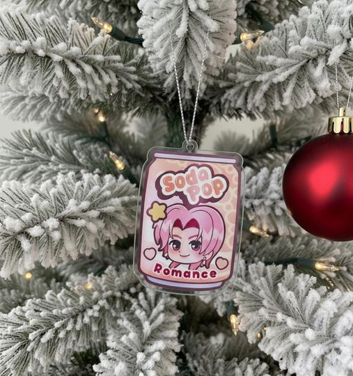 Discover Romance Saja Boys Soda Pop Acrylic Ornament, Saja Boys Huntrix Acrylic Ornament, Kpop Demon Hunters Merch, Saja Boys Waterbottle Ornament