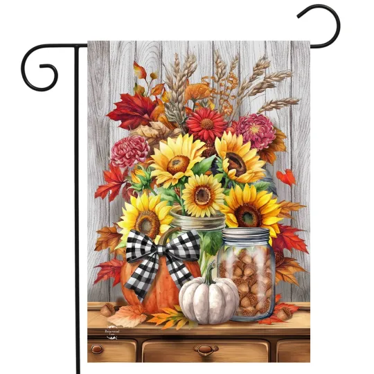 Discover Briarwood Lane Sunflowers and Mums Garden Flag