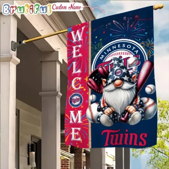 Discover Custom 4th Of July Minnesotas Team-Twin Garden Flag, 4th of July Garden Flag