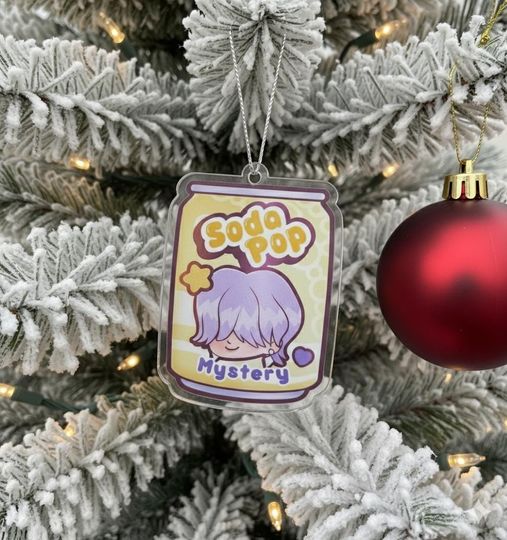 Discover Mystery Saja Boys Soda Pop Acrylic Ornament, Saja Boys Huntrix Acrylic Ornament, Kpop Demon Hunters Merch, Saja Boys Waterbottle Ornament