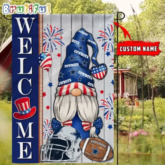 Discover Custom 4th Of July Dallas Team Cowboys Garden Flag, 4th of July Flag