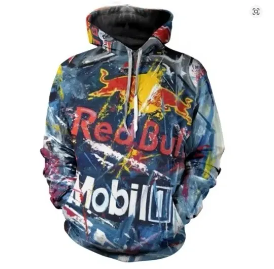 Discover 2025 Red Bull 3D Printed Hoodie Men’s