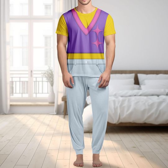 Discover Mystery Saja Boys T-Shirt And Pants, Mystery Saja Pajamas Set, Mystery Cosplay Costume, Kpop Demon Hunters Shirt,Halloween Gift For Fan