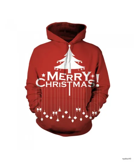 Discover The Pattern Of The Merry Letter Of Christmas All Over Print Hoodie