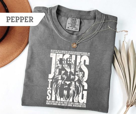 Discover Comfort Colors Jesus Is King Shirt, Comfort color, Christian Clothing, Jesus Clothing, Jesus T-Shirt