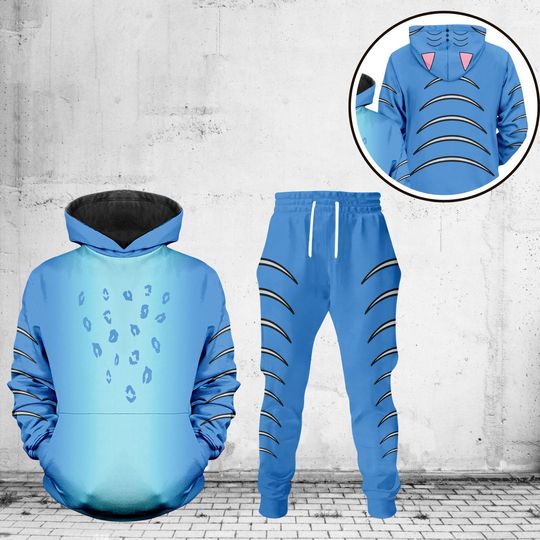Derpy Tiger Costume Hoodie Joggers, Kpop Demon Hunters 3D Hoodie