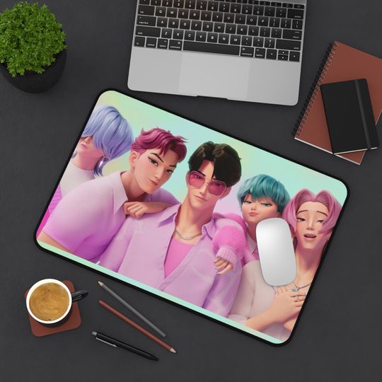 Discover K-Pop Demon Hunter The Saja Boys Desk Mat, Mouse Pad, Gaming Desk Accessory, Cute K-Pop Merch, Desk Decor, Office Supplies