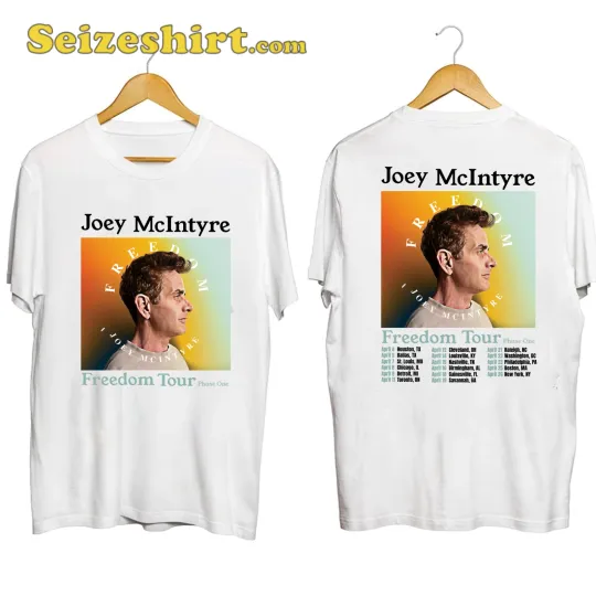 Discover Joey McIntyre Freedom Tour 2025 T-Shirt