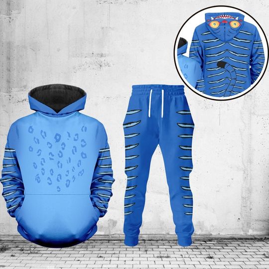 Derpy Tiger Costume Hoodie Joggers, Kpop Demon Hunters Costume Hoodie