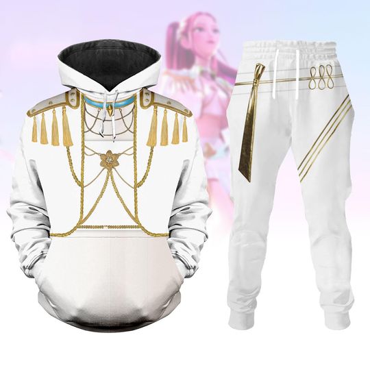 Mira Kpop Demon Hunters Cosplay Costume, Golden Mira Unisex Joggers