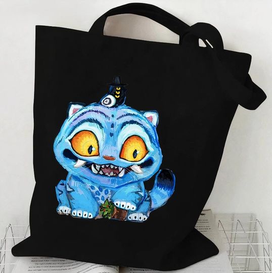 Kpop Demon Hunter Tote Bag, Derpy K-pop Cosplay Carryall