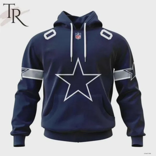 Discover Personalized Dallas Football Hoodie 2025 Pullover Unisex Size Christmas Gift