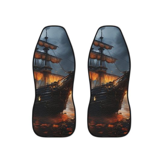 Discover Haunted Pirate Ship Car Seat Covers