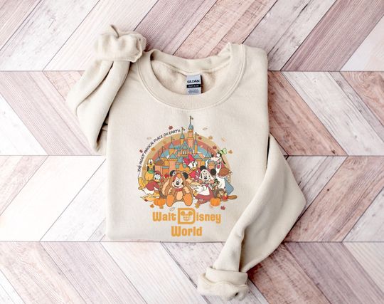Discover Walt Disney World Mickey And Friends Thanksgiving Sweatshirt, Disney Family Sweatshirt, Disney Thanksgiving Sweatshirt, Magic Kingdom Hoodie