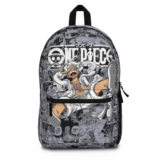 Discover One Piece Luffy School Backpack, Anime Travel Rucksack