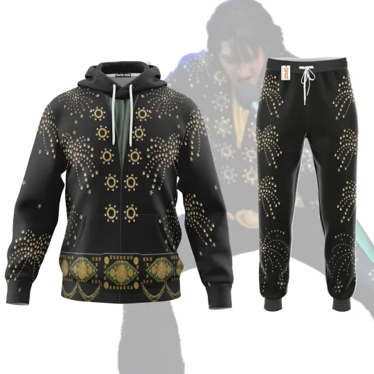 Elvis Presley The Fireworks Black - Costume Cosplay Hoodie