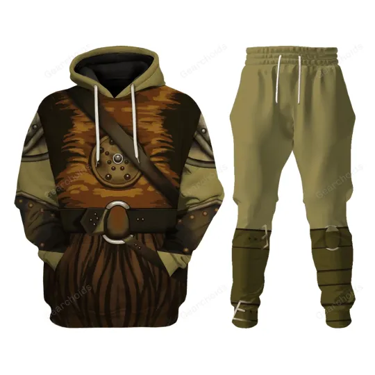 Discover Star Wars Gamorean Costume Hoodie Sweatpants