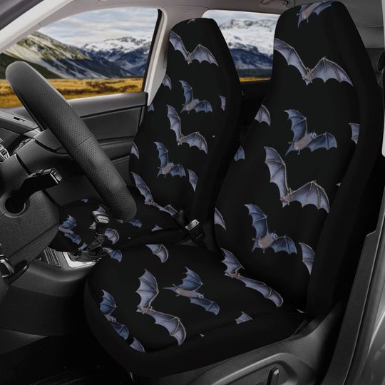 Discover Bat Goth Car Accessories Steering Cover Wheel Witchy Car Seat Cover Whimsigoth Vehicle Goth Car Accessories Witchy Black Interior Car Decor