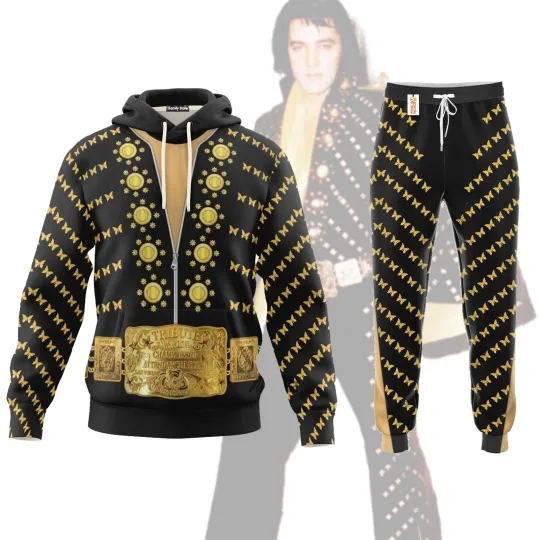 Discover Elvis Butterfly Black - Costume Cosplay Hoodie Sweatshirt Sweatpants ELHS27