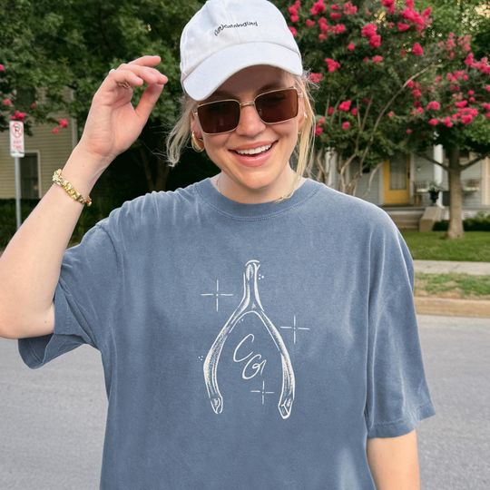 Discover Wishbone Shirt | Gray Graphic Tee | Music Lyrics Merch | Gift for Fan | Comfort Colors Oversized