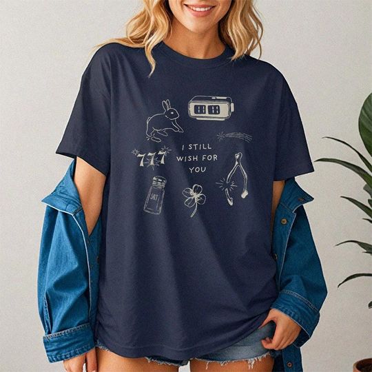 Discover Eleven Eleven Graphic Tee Wishbone T-Shirt Lucky Charm Collage,  Shirt Gift for Fan Music Lyrics Merch Unisex Plus