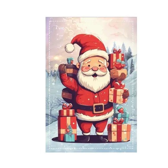 Discover Double Sided 12x18 Inch Christmas Garden Flag for Yard Decoration