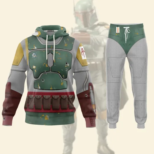 Discover Star Wars Boba Fett Costume Hoodie Sweatshirt Sweatpants SWHS05