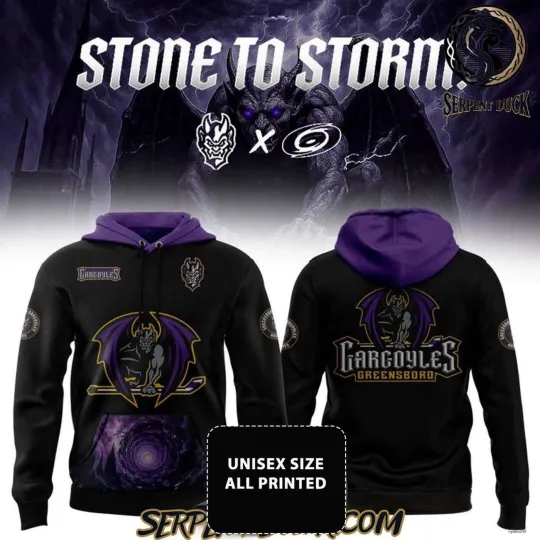 Discover Greensboro Gargoyles Hoodie Pullover Special New 2025 Hockey Team Apparel Gift
