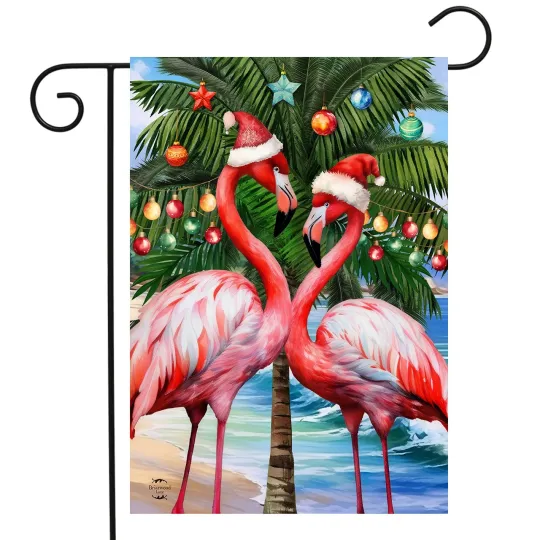Discover Briarwood Lane Festive Flamingos Garden Flag