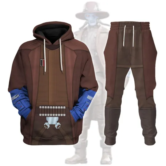 Discover Cad Bane's Bounty Hunter Costume Hoodie Sweatshirt Sweatpants Tracksuit