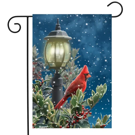 Discover Briarwood Lane Winter Solitude Cardinal Garden Flag