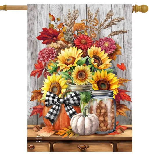 Discover Briarwood Lane Sunflowers and Mums Garden Flag