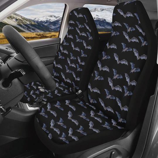 Discover Black Bats Goth Car Seat Covers Witchy Steering Wheel Cover Wheel Car Seat Cover Whimsigoth Car Accessories Interior Car Decor Car Sun Shade