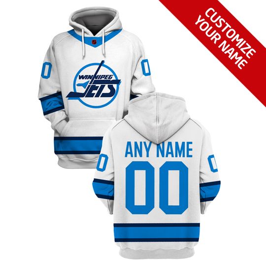 Discover Winnipeg Jets Hoodie Personalize Hockey Team Christmas Gift Unisex Hooded Gift