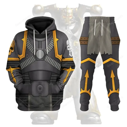 Discover Iron Warriors Legion Color Scheme Hoodie Joggers Set