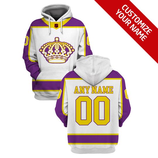 Discover Los Angeles Kings Hoodie Personalize Hockey Team Christmas Gift Unisex Hooded