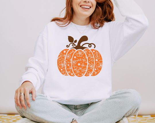 Discover Fall Season Sweatshirt, Thanksgiving Pumpkin Sweatshirt, Fall Pumpkin, Thanksgiving Sweatshirt, Halloween Gift