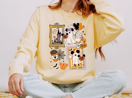 Discover Disney Halloween Sweatshirt, Halloween Mickey & Friends Sweatshirt, Magic Kngdom, Mickey Spooky Sweatshirt, Disneyland Vacation