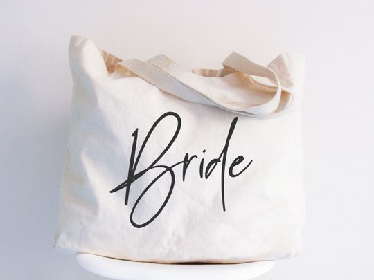 Custom Bride Tote Bags, Bachelorette Party Totes, Bridal Party Tote, Bridesmaid Gifts, Maid of Honor Tote, Wedding Tote Bags, Honeymoon Tote