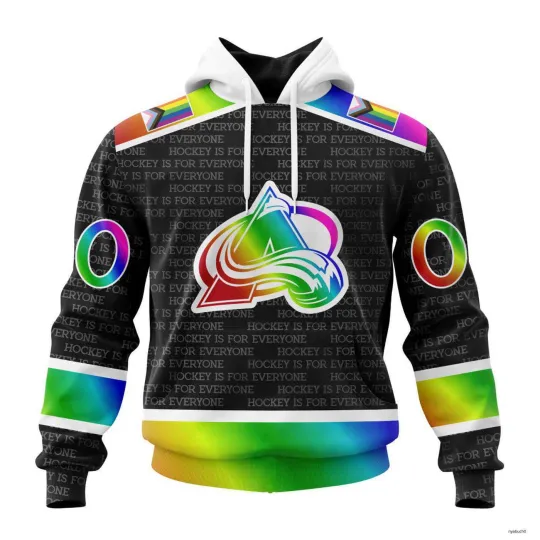 Discover Personalized Colorado Hockey Team Hoodie Pullover Pride Hockey Is For Everyone