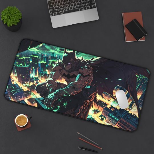 Discover Batman Mouse Pad - Gaming Desk Mat, Superhero Themed Desk Accessories