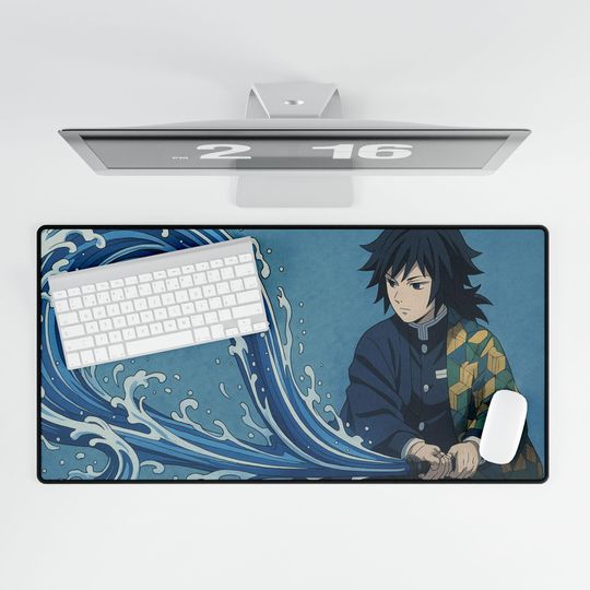 Discover Giyu Mouse Pad Demon Desk Mat for Home Office and Gaming Setup