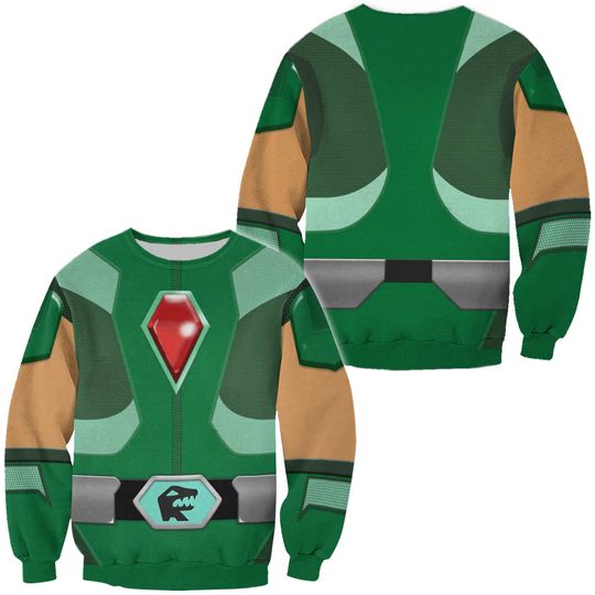 Reptil Long Sleeve Shirt, Spidey and His Amazing Friends Costume, Animated Series Outfits, Superhero Cosplay, Cartoons Character Apparel