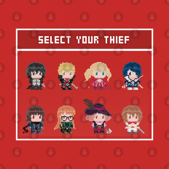 Pixel Thieves - Persona 5 - T-Shirt