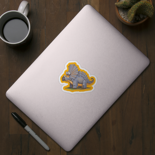Triceratops - Dinosaur - Sticker